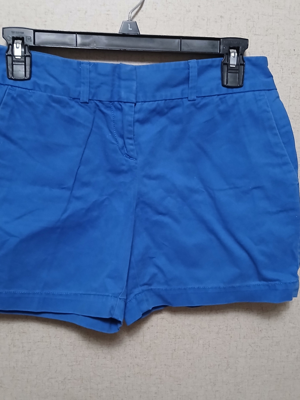LOFT Women's Classic Cotton Blend Shorts - Blue
